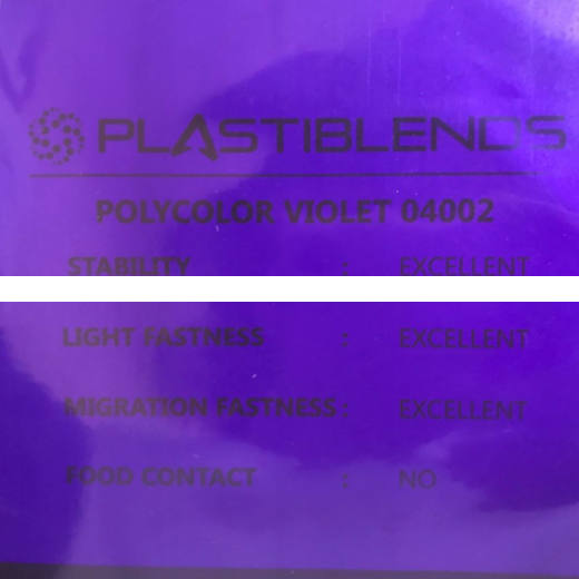 Суперконцентрат красителя фиолетовый (MASTERBATCH POLYCOLOR VIOLET 04002)