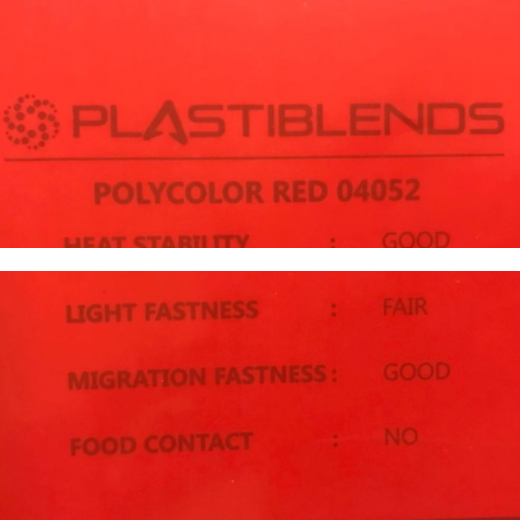 Мастербатч красный (MASTERBATCH POLYCOLOR RED 04052)