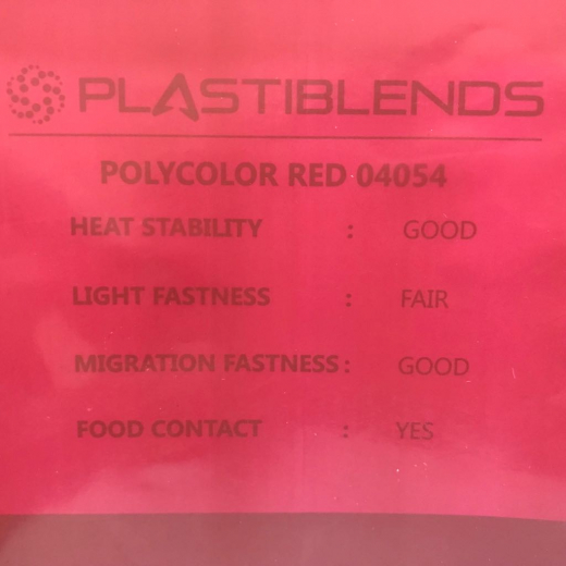 Мастербатч красный (MASTERBATCH POLYCOLOR RED 04054)