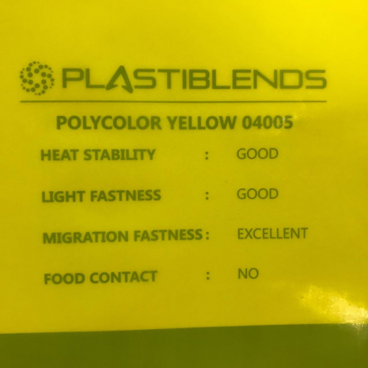 Суперконцентрат красителя  желтый (MASTERBATCH POLYCOLOR YELLOW 04005)