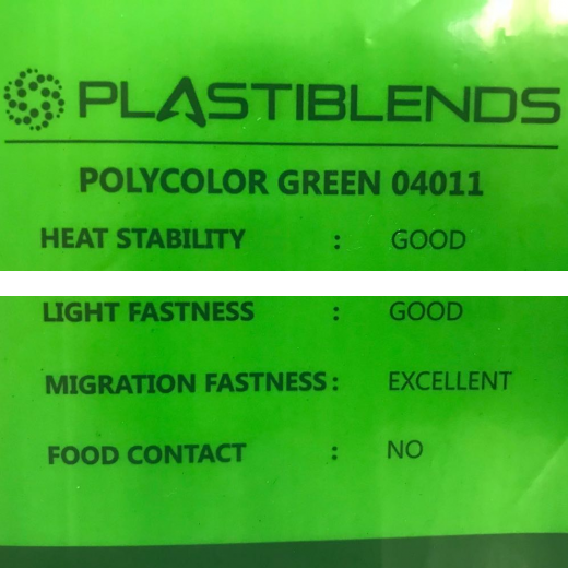 Мастербатч зеленый (POLYCOLOR  GREEN 04041)