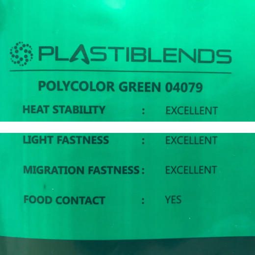 Мастербатч зеленый (MASTERBATCH POLYCOLOR  GREEN 04079)