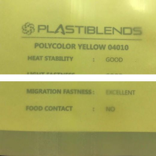 Мастербатч желтый (MASTERBATCH POLYCOLOR YELLOW 04010)